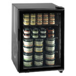 Tefcold Kaviar-Kühler UR90G-SUB ZERO, Schwarz, EEK E – Bild 2