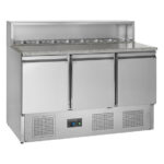 Tefcold Pizzakühltheke GN 1/1 PT930, SS 304