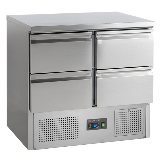 16495-SA914.jpg Tefcold Saladette-Kühltheke, GN 1/1 SA914, SS 304, EEK C – Bild 1