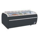 Tefcold Supermarkt-Kühler/Gefriertruhe in Anthrazit TWIN 220A-CF, Anthrazit RAL 7016, EEK C