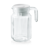 Was Germany Krug mit Kunststoffdeckel, 0,5 ltr., Ø 7,5 cm, Kunststoff, Glas