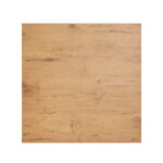 Feros HPL-Tischplatte 70x70 cm, Teakholz