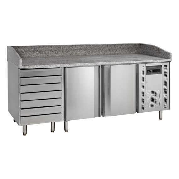 17826-PT1310.jpg Tefcold Pizzatisch PT1310, SS 304, EEK B – Bild 1