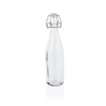 Was Germany Bügelverschlussflasche Set, 0,5 ltr., Ø 7 cm, Höhe 26,5 cm, Set á 4 Stück, Glas, Edelstahl