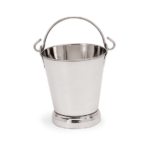 Essentials Eimer mit Bodenreif, 10 ltr., Chromnickelstahl