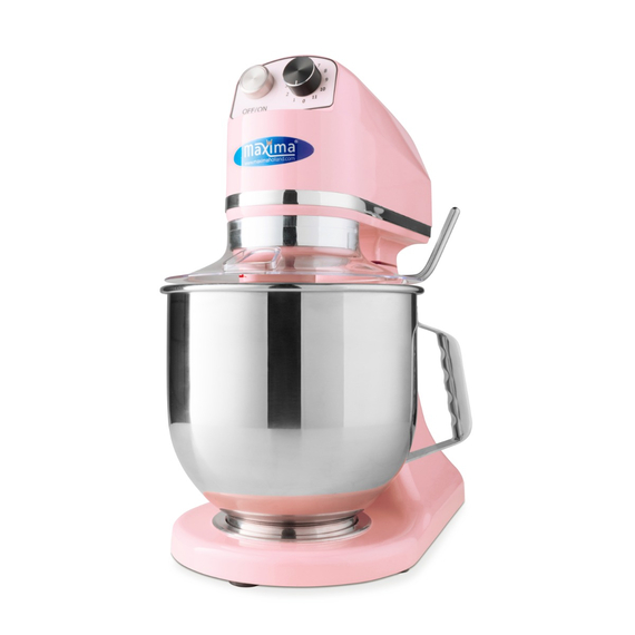 1_img__6045_1.jpg Maxima Gastro Planetenmischer - 7 l - Bis zu 2 kg Teig - Pink – Bild 1