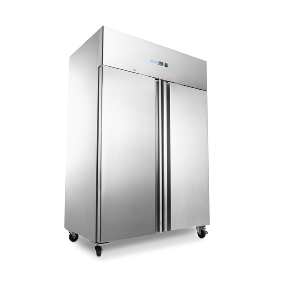 1_r1200_gn__0024_1.jpg Maxima Gastro Gefrierschrank - 1200 l - 6 Einstellbare Regale (2/1 GN) - auf Rädern - inkl. Regale – Bild 1