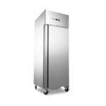Maxima Fischkühlschrank - 600 l - 7 Behälter (60 x 40 cm) - auf Rädern - Rostfreier Stahl