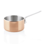 Was Germany Mini Servierkasserolle MINI COPPER 3PLY, Ø 10 cm, 460 ml, Kupfer, Aluminium, Edelstahl
