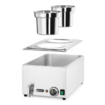 Hendi Set: Bain-Marie Ranger + 2x 4L Container mit Deckel, 8L, 220-240V/1000W, 604x332x(H)315mm – Bild 5
