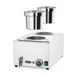 Hendi Set: Bain-Marie Ranger + 2x 4L Container mit Deckel, 8L, 220-240V/1000W, 604x332x(H)315mm – Bild 4