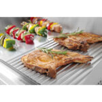 Hendi Grillplatte, Profi Line, 1/2 glatt, 1/2 gerillt, 230V/2400W, 527x404x(H)233mm – Bild 4