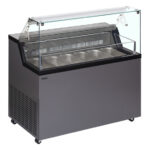 Tefcold Speiseeisvitrine MIRABELLA 6, Anthrazit RAL 7016, EEK C