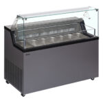 Tefcold Speiseeisvitrine MIRABELLA 7, Anthrazit RAL 7016, EEK C