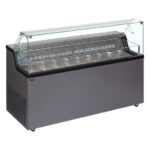 Tefcold Speiseeisvitrine MIRABELLA 9, Anthrazit RAL 7016, EEK C