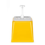 Hendi Pump-Saucenspender, 2,5L, Gelb, 230x210x(H)327mm