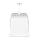 Hendi Pump-Saucenspender, 2,5L, Weiß, 230x210x(H)327mm