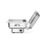 Hendi Chafing dish elektrisch Pollina, Profi Line, 9L, Silber, 230V/900W, 587x440x(H)273mm – Bild 4