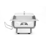 Hendi Chafing dish elektrisch Pollina, Profi Line, 9L, Silber, 230V/900W, 587x440x(H)273mm – Bild 5