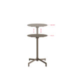 Feros Versa – Bistro-/Bartisch, Cappuccino – Bild 5