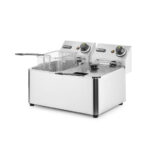 Hendi Fritteuse, 2 x 4 l, Kitchen Line, 8L, 230V/6000W, 470x380x(H)315mm – Bild 3