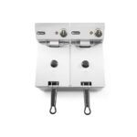 Hendi Fritteuse, 2 x 4 l, Kitchen Line, 8L, 230V/6000W, 470x380x(H)315mm – Bild 4