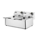 Hendi Friteuse Kitchen Line - 2x6L, Kitchen Line, 12L, 230V/6600W, 550x430x(H)305mm – Bild 2