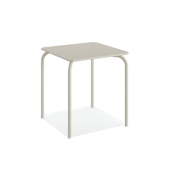 20702-olly-table-beige-1.jpg Feros Olly - quadratischer Terrassentisch, Sand – Bild 1