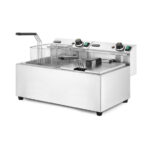 Hendi Fritteuse Profi Line, 2×8 l, Profi Line, 16L, 230V/7000W, 605x460x(H)369mm – Bild 2