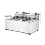Hendi Fritteuse Profi Line, 2×8 l, Profi Line, 16L, 230V/7000W, 605x460x(H)369mm – Bild 3