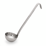 Was Germany Schöpfkelle KITCHEN TOOL 2085, kurzer Hakenstiel, Ø 9 cm, 25 cm, Chromnickelstahl