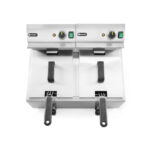 Hendi Fritteuse Profi Line mit Ablasshahn, 2×8 l, Profi Line, 16L, 230V/7000W, 610x515x(H)369mm – Bild 4