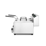 Hendi Fritteuse Profi Line mit Ablasshahn, 2×8 l, Profi Line, 16L, 230V/7000W, 610x515x(H)369mm – Bild 5