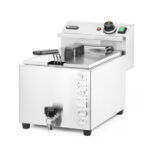 Hendi Fritteuse XL mit Ablasshahn GOLIATH, 10L, 400V/10200W, 300x585x(H)392mm – Bild 2