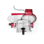 Hendi Aufschnittmaschine Profi Line 250 rote Sonderedition, Profi Line, 220-240V/320W, 514x484x(H)373mm – Bild 4