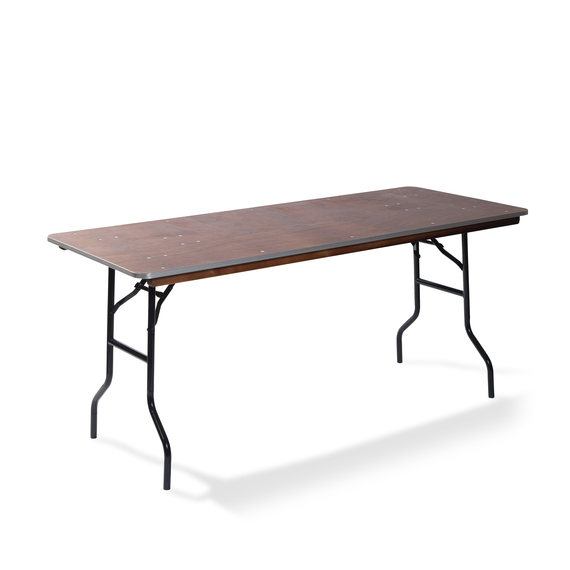 21122-21183-21220-zane-folding-table-1.jpg Feros Zane – Klapp-Eventtisch rechteckig 122x76 cm, Schwarz/Holz – Bild 1