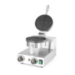 Hendi Waffeleisen rund, 230V/1000W, 250x491x(H)285mm – Bild 4