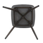 Feros Pedro - Terrassentisch 70x70x76 cm, Wengé-Schwarz Keramik – Bild 5
