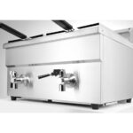Hendi Induktionsfritteuse - mit Ablasshahn 2x8 l, Profi Line, 16L, 230V/7000W, 577x609x(H)410mm – Bild 4