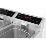 Hendi Induktionsfritteuse - mit Ablasshahn 2x8 l, Profi Line, 16L, 230V/7000W, 577x609x(H)410mm – Bild 5