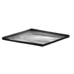 Hendi Hochgeschwindigkeits-Backblech, Antihaftbeschichtet, Schwarz, 280x280x(H)15mm, Quadratisch