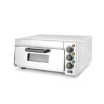 Hendi Pizzaofen kompakt, Silber, 230V/2000W, 580x560x(H)275mm – Bild 4