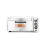 Hendi Pizzaofen kompakt, Silber, 230V/2000W, 580x560x(H)275mm – Bild 5