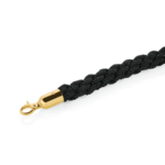 Was Germany Verbindungskordel CLASSIC, Ø 3,2 cm, 1,5 m, schwarz, goldfarben, Polyester, Edelstahl