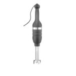 Hendi Stabmixer 350 mit variabler Geschwindigkeit und 250mm langem Stab, Schwarz, 230V/350W, ⌀100x666mm