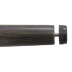 Feros Pedro - Bartisch 90x90x106 cm, Wengé-Schwarz Keramik – Bild 5