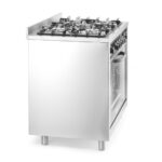 Hendi Gasherd - 5 Kochfelder mit Elektroofen, Kitchen Line, Silber, 230V/2900W, 14,3kW, 900x653x(H)900mm – Bild 5