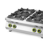 Hendi Gasherd Kitchen Line - 4 Kochfelder, Table-Top, Kitchen Line, 19kW, 800x700x(H)310mm – Bild 3
