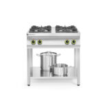 Hendi Gasherd Kitchen Line 4-flammig, offener Unterbau, Kitchen Line, 19kW, 800x700x(H)900mm – Bild 3