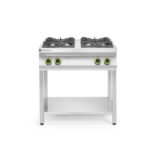 Hendi Gasherd Kitchen Line 4-flammig, offener Unterbau, Kitchen Line, 19kW, 800x700x(H)900mm